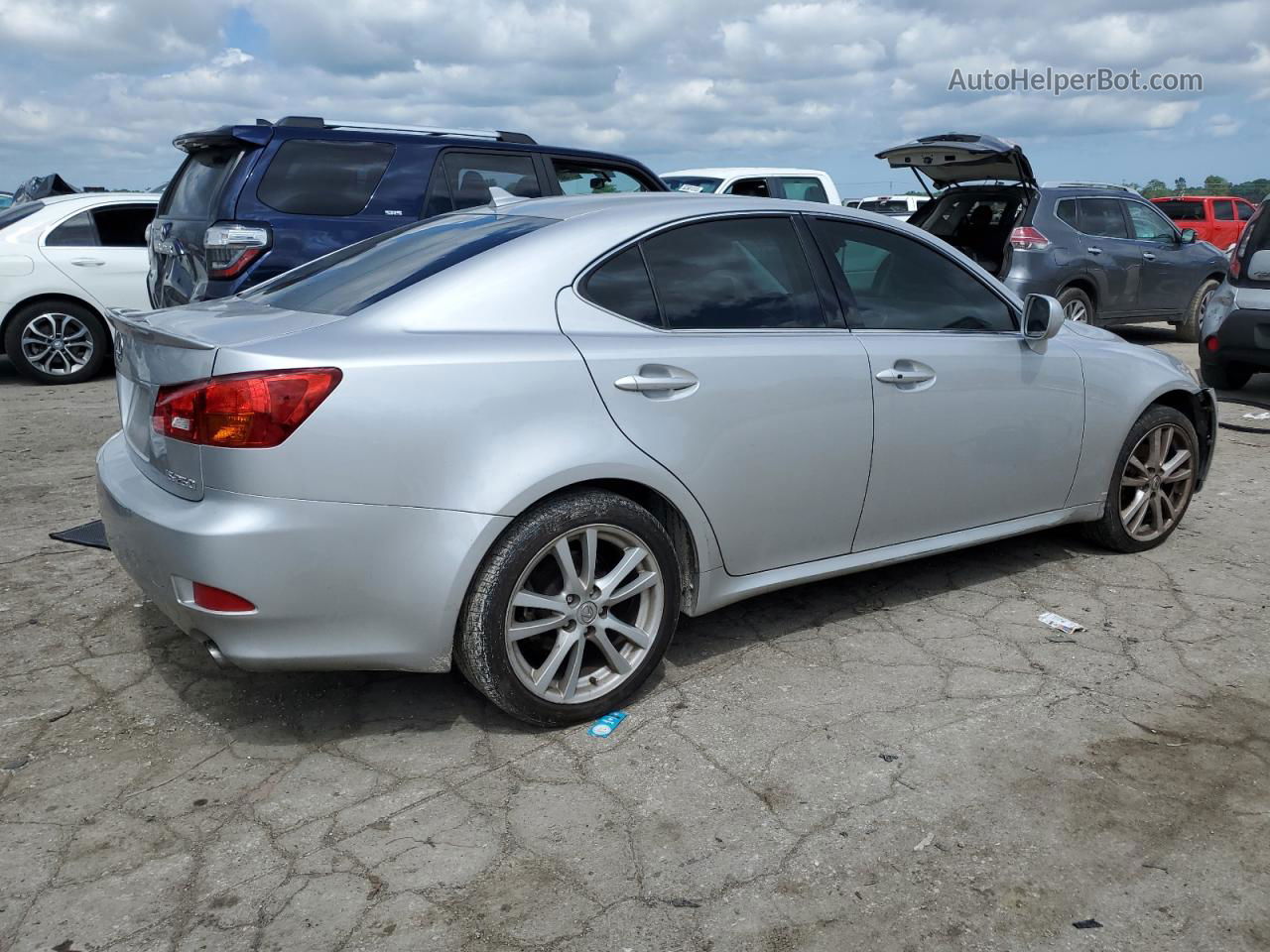 2007 Lexus Is 250 Silver vin: JTHBK262372044692