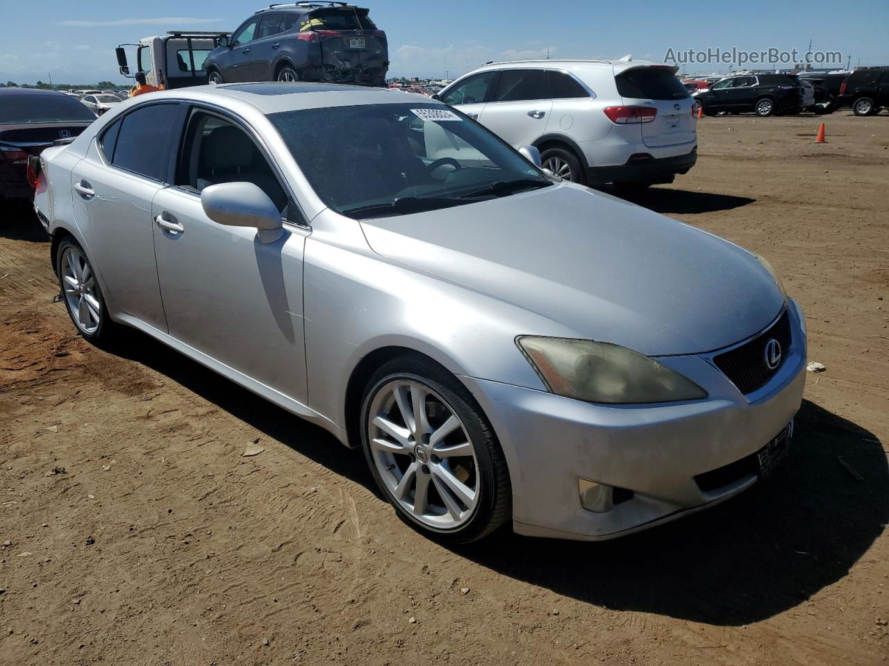 2007 Lexus Is 250 Silver vin: JTHBK262372054168