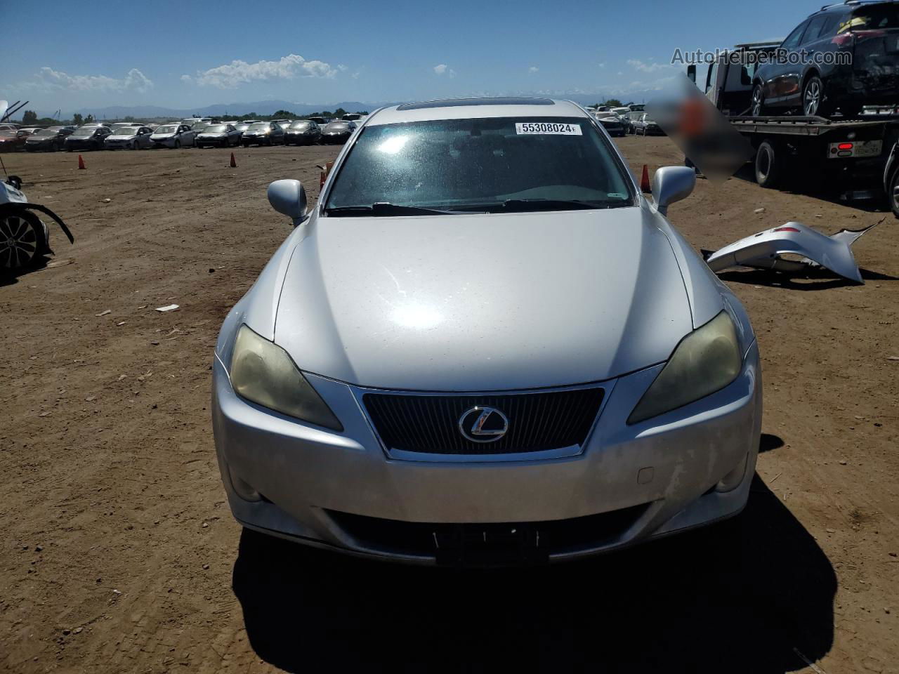 2007 Lexus Is 250 Silver vin: JTHBK262372054168