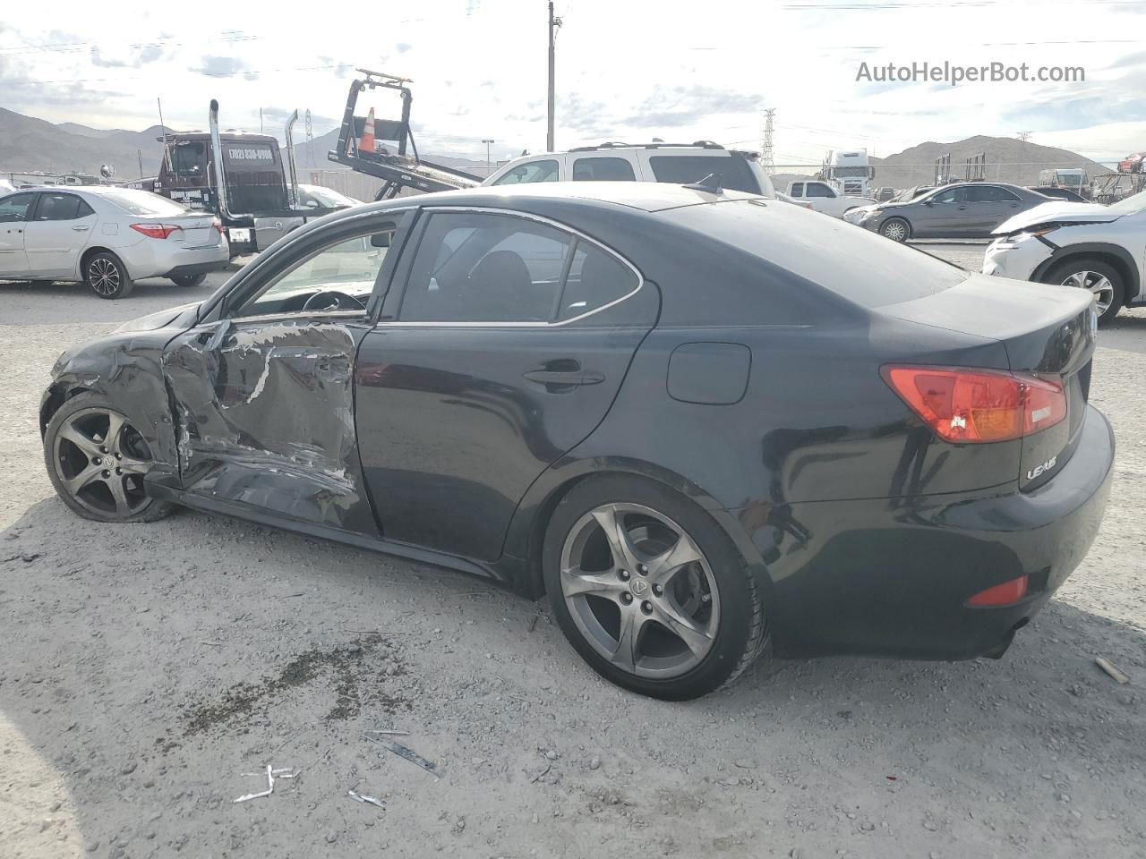 2007 Lexus Is 250 Black vin: JTHBK262372057331