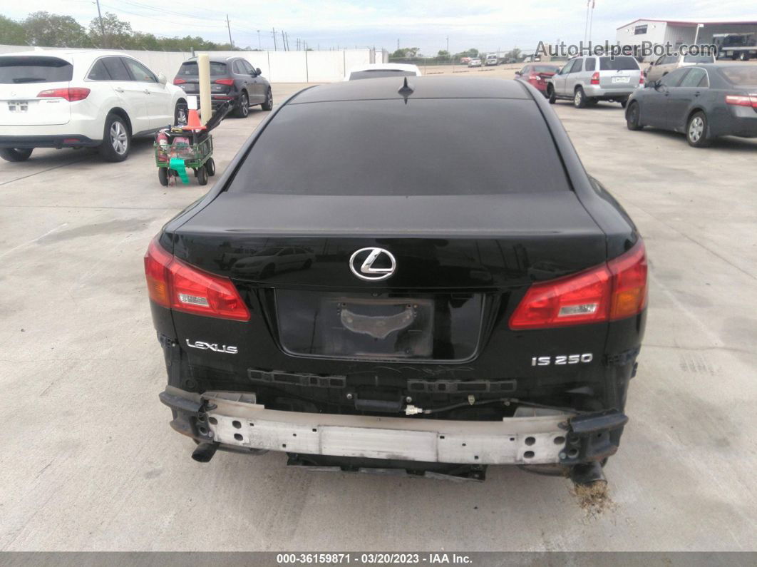 2007 Lexus Is 250 Черный vin: JTHBK262375047798