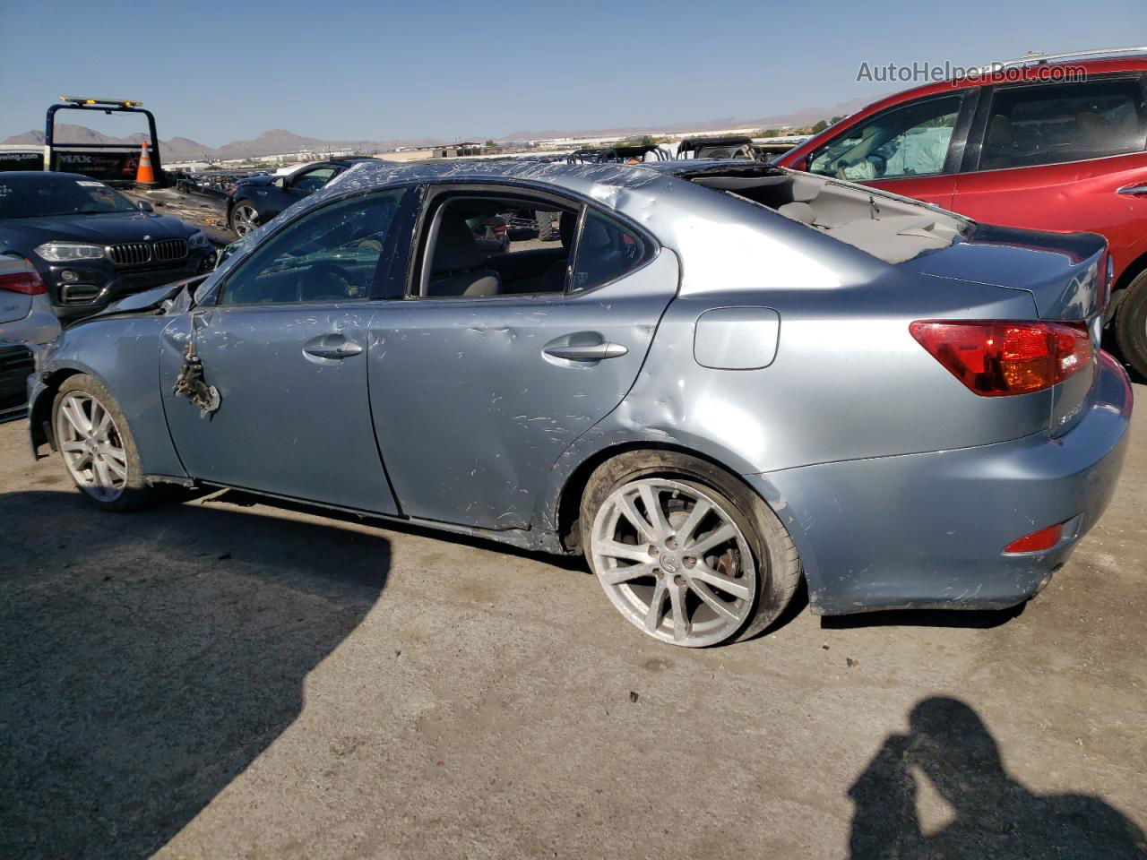 2007 Lexus Is 250 Blue vin: JTHBK262472030039