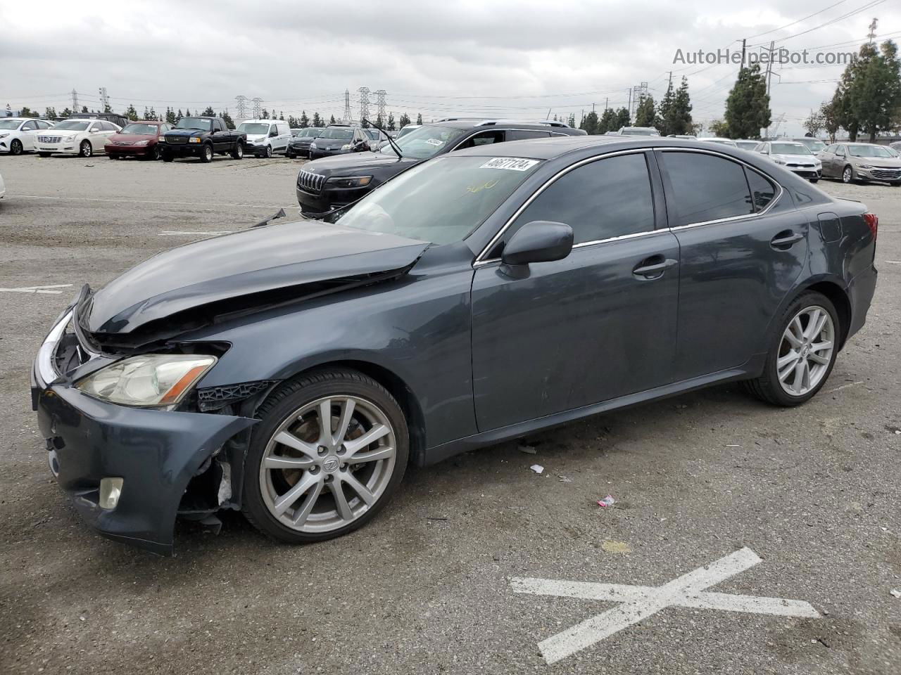 2007 Lexus Is 250 Gray vin: JTHBK262472034768