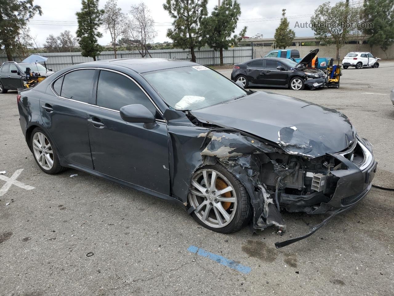 2007 Lexus Is 250 Gray vin: JTHBK262472034768