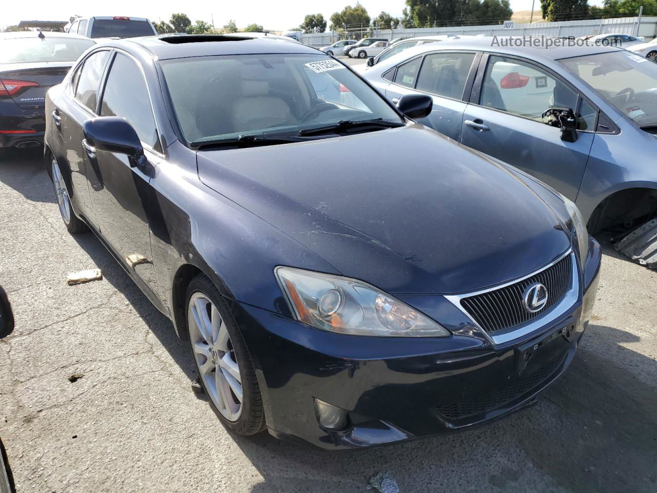 2007 Lexus Is 250 Black vin: JTHBK262472040568