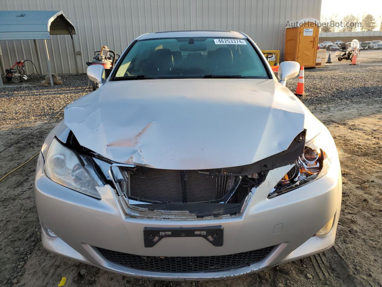 2007 Lexus Is 250 Silver vin: JTHBK262475026328