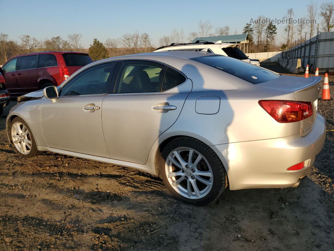 2007 Lexus Is 250 Silver vin: JTHBK262475026328