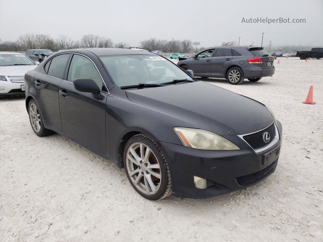 2007 Lexus Is 250 Black vin: JTHBK262475027575