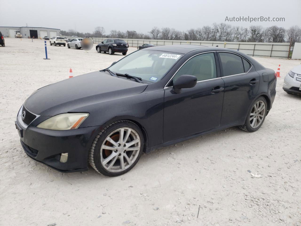 2007 Lexus Is 250 Black vin: JTHBK262475027575