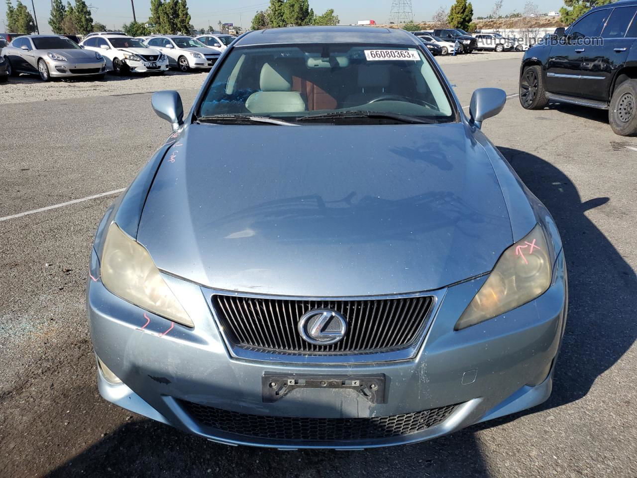 2007 Lexus Is 250 Blue vin: JTHBK262475030539