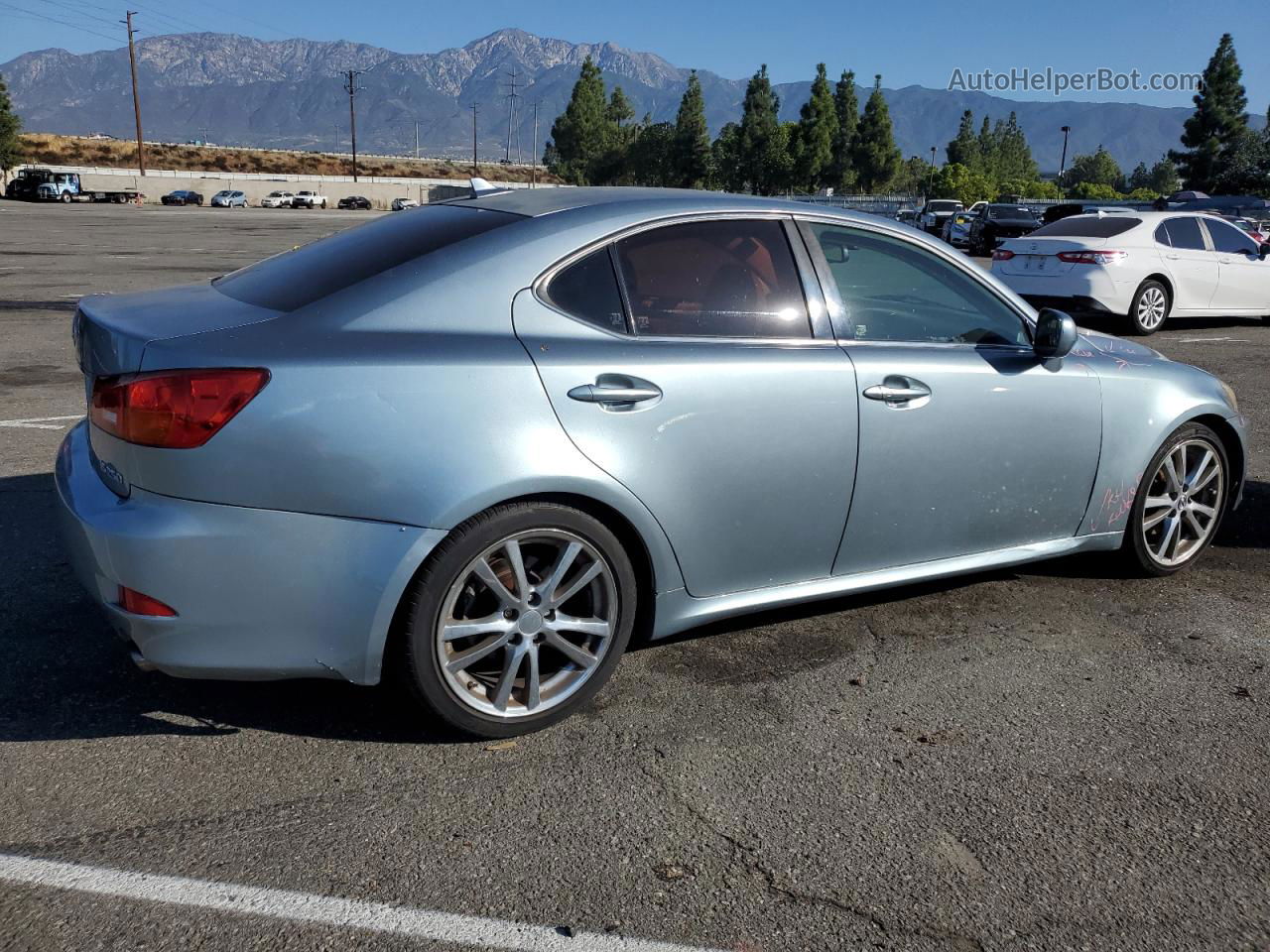 2007 Lexus Is 250 Blue vin: JTHBK262475030539