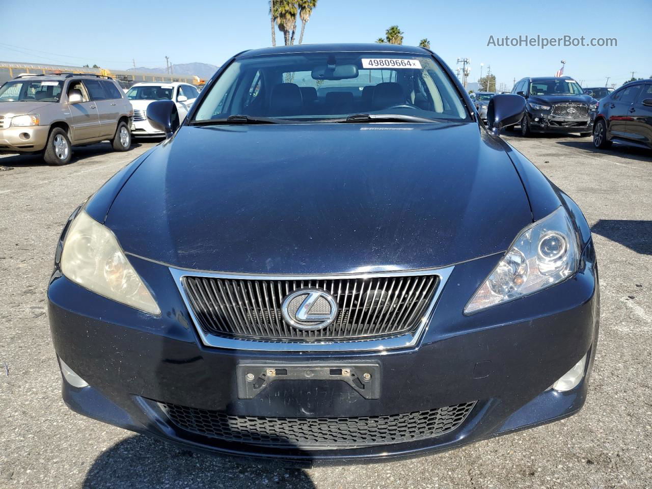 2007 Lexus Is 250 Blue vin: JTHBK262475030573