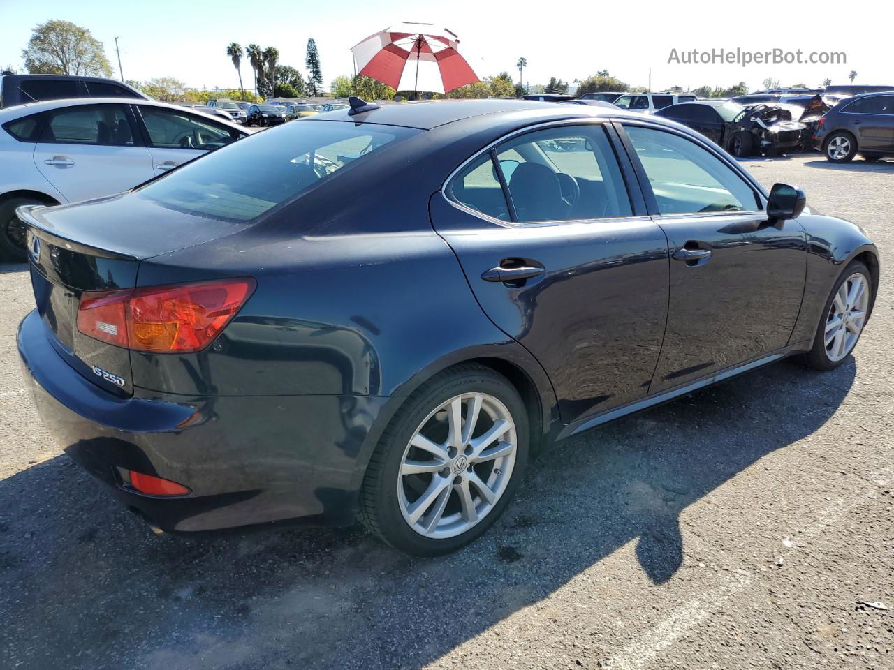 2007 Lexus Is 250 Blue vin: JTHBK262475030573