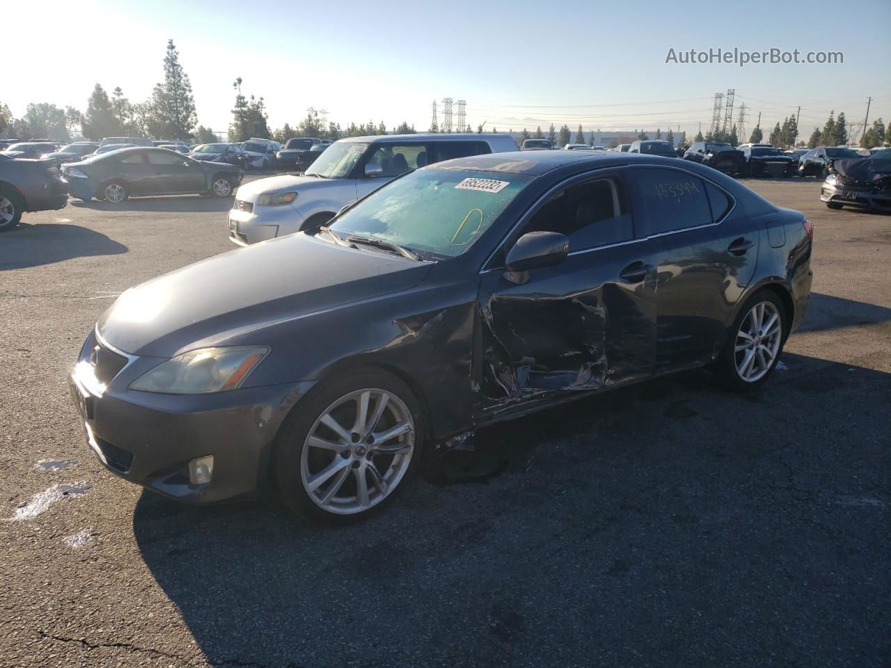 2007 Lexus Is 250 Charcoal vin: JTHBK262475046000