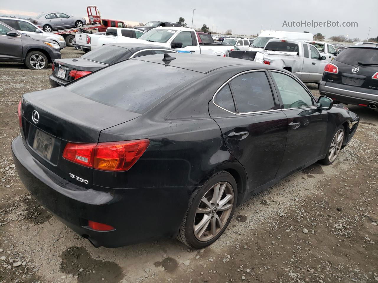 2007 Lexus Is 250 Черный vin: JTHBK262572031779