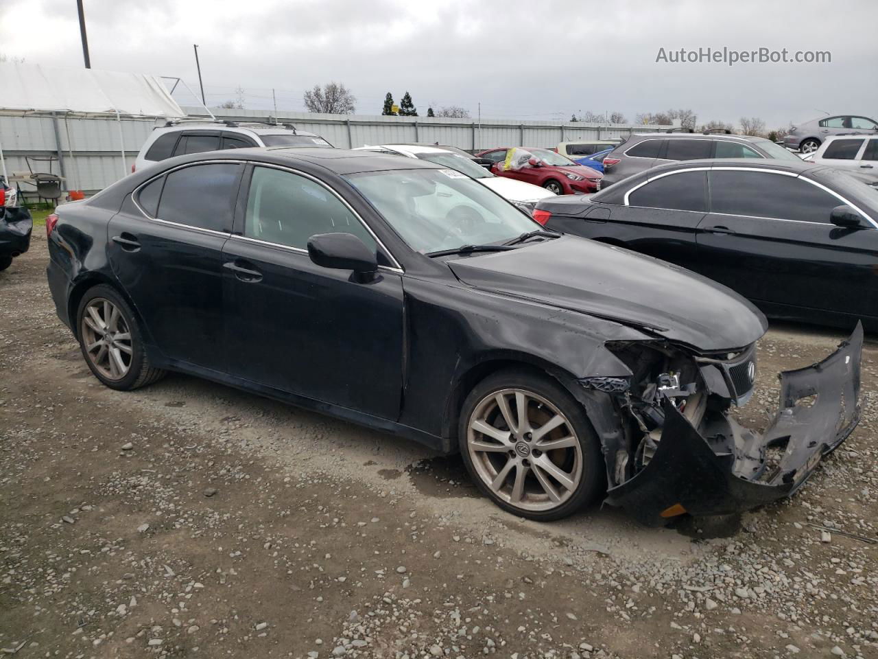 2007 Lexus Is 250 Black vin: JTHBK262572031779