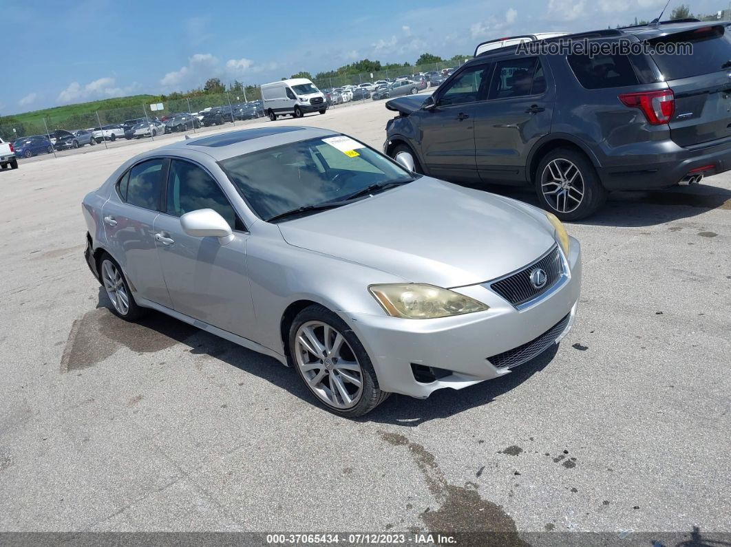 2007 Lexus Is 250   Silver vin: JTHBK262572037789