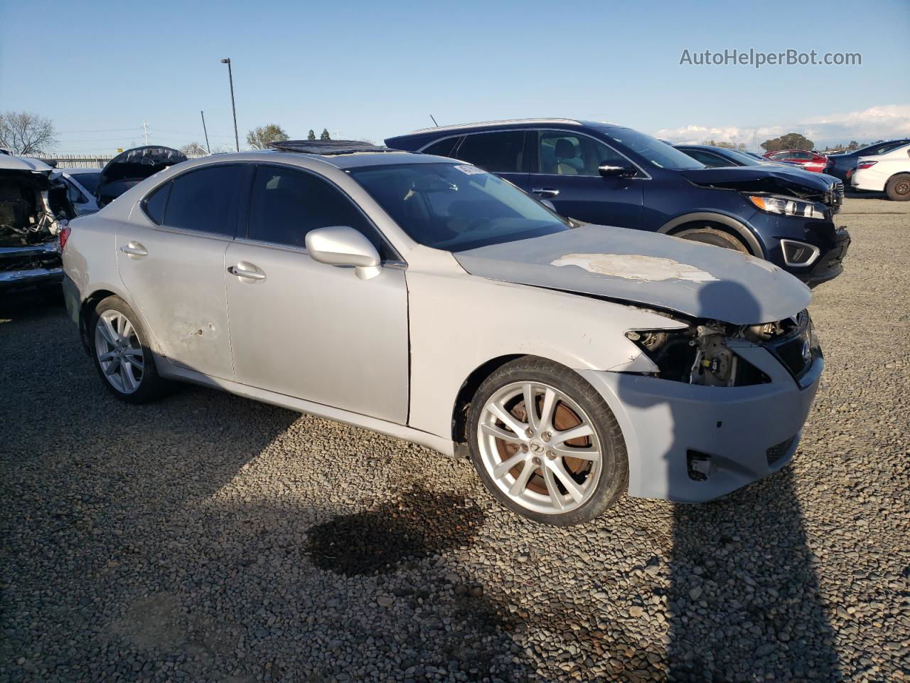 2007 Lexus Is 250 Серый vin: JTHBK262575031036