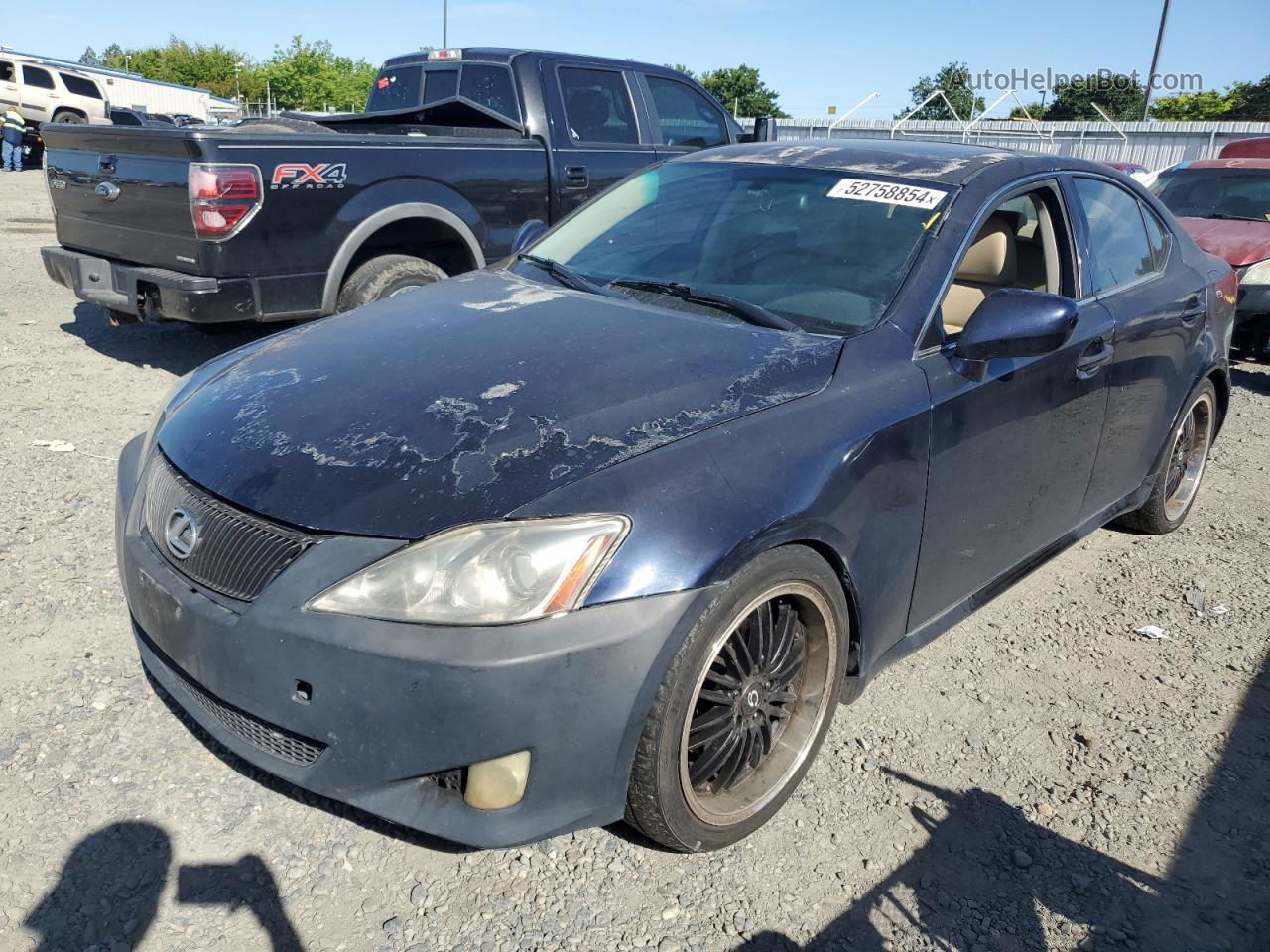 2007 Lexus Is 250 Синий vin: JTHBK262575032347