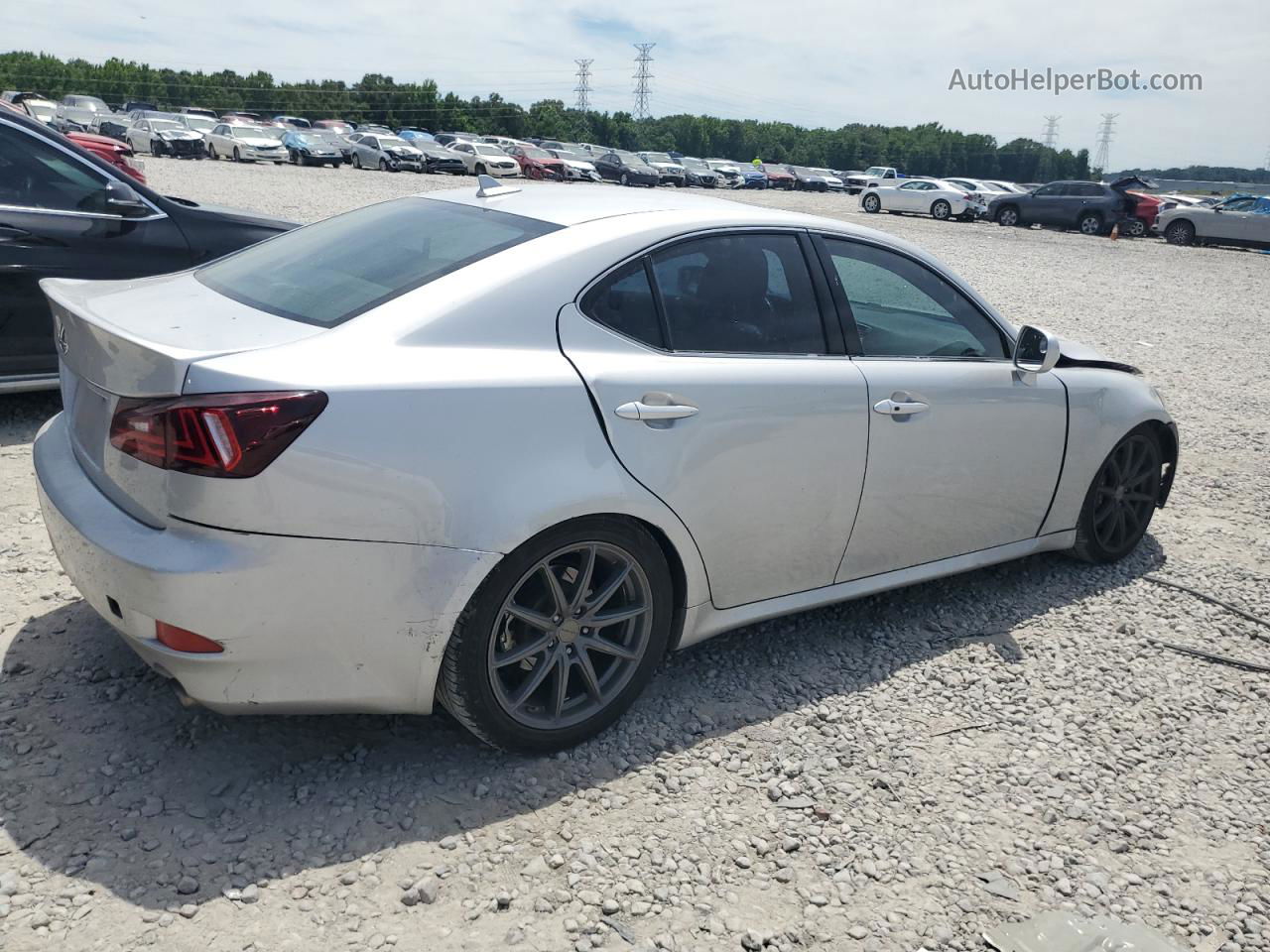 2007 Lexus Is 250 Silver vin: JTHBK262575040156