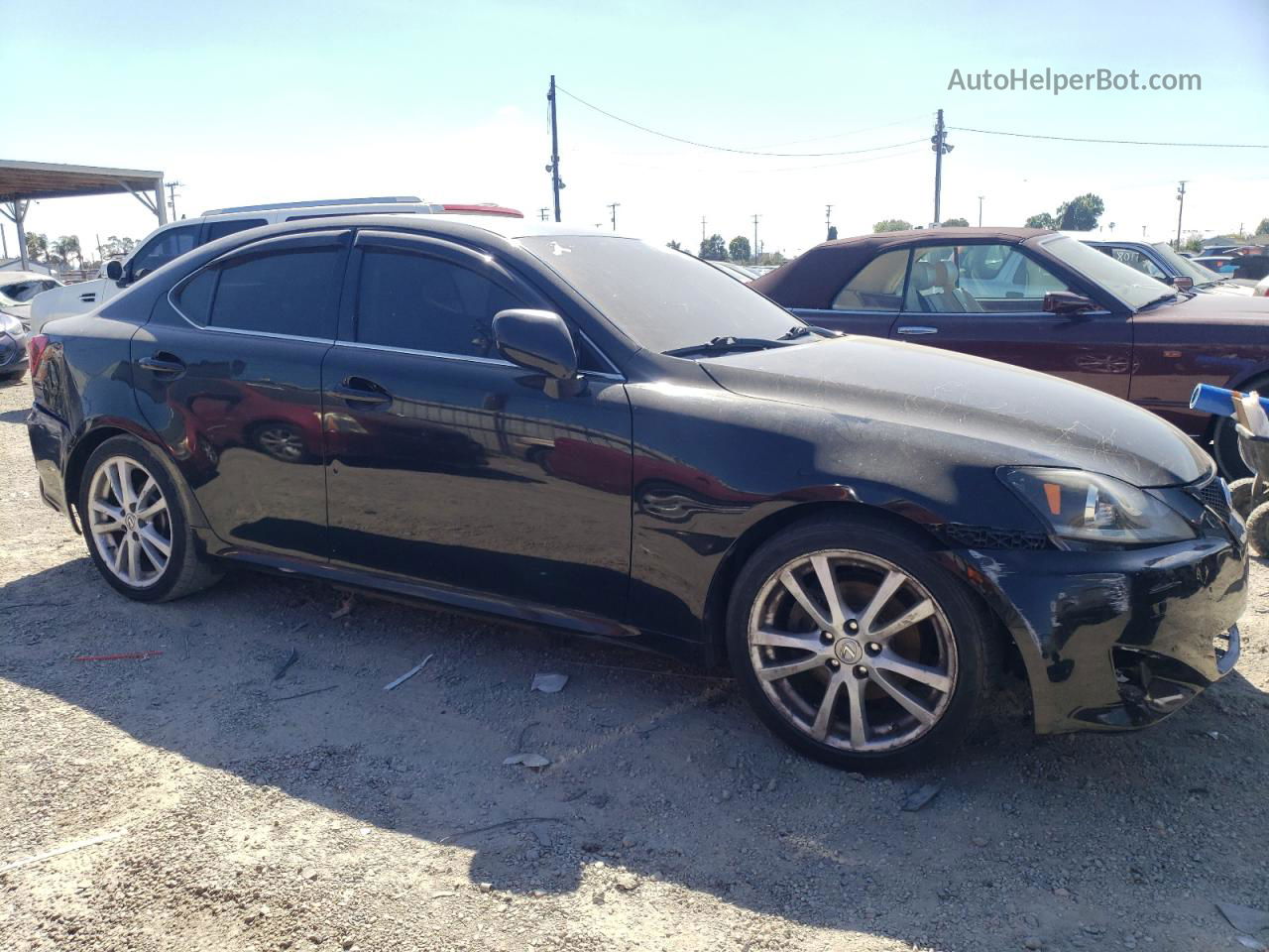 2007 Lexus Is 250 Black vin: JTHBK262575042845