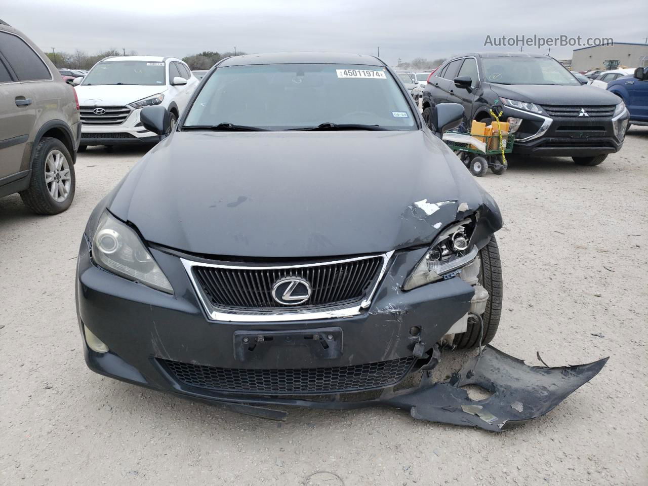 2007 Lexus Is 250 Серый vin: JTHBK262575044840