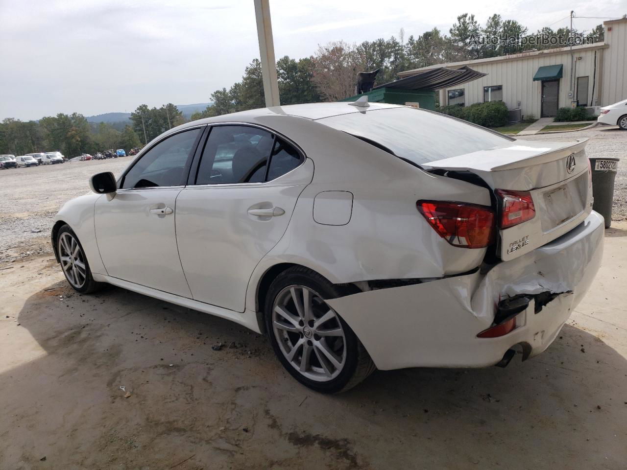 2007 Lexus Is 250 Белый vin: JTHBK262575050234