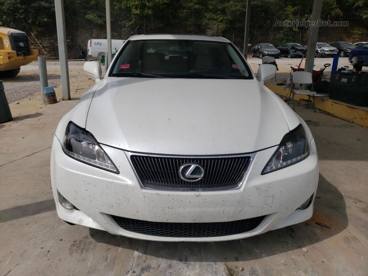 2007 Lexus Is 250 White vin: JTHBK262575050234