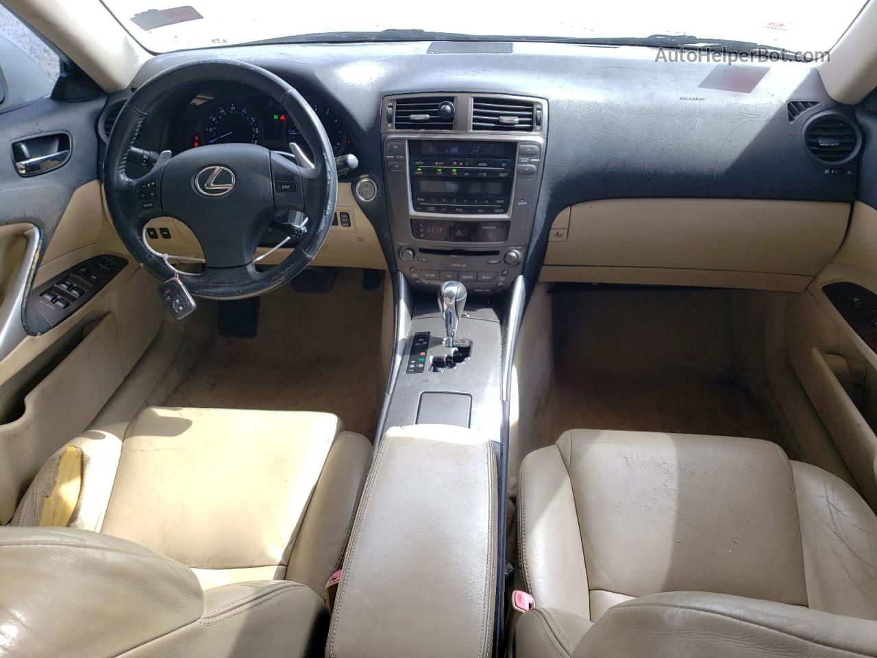 2007 Lexus Is 250 Белый vin: JTHBK262575050234