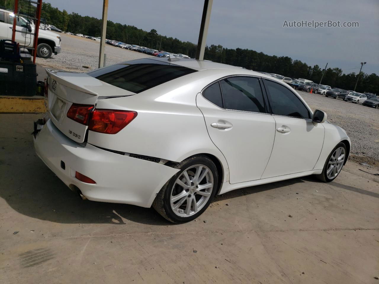 2007 Lexus Is 250 Белый vin: JTHBK262575050234