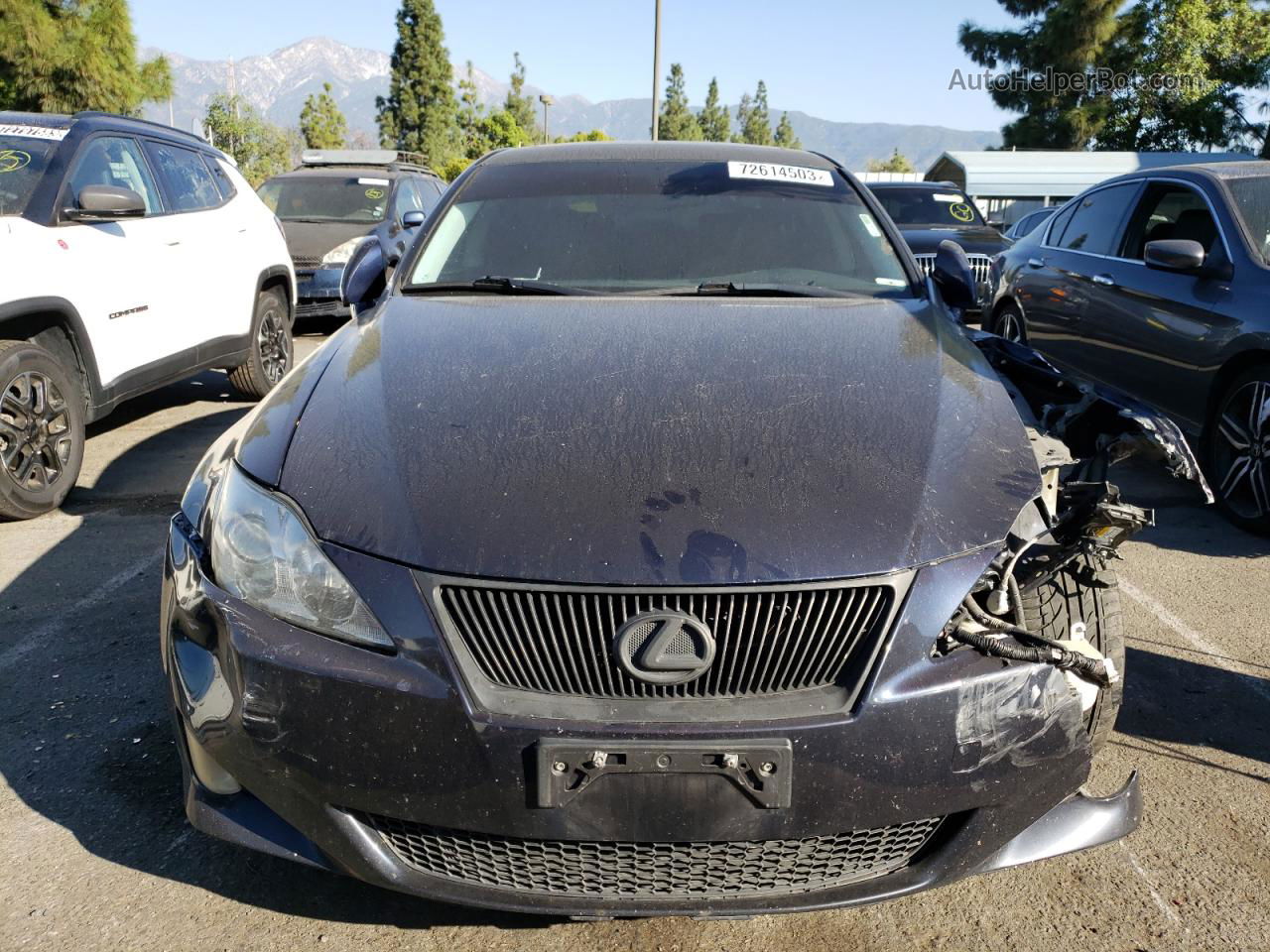 2007 Lexus Is 250 Blue vin: JTHBK262672027238