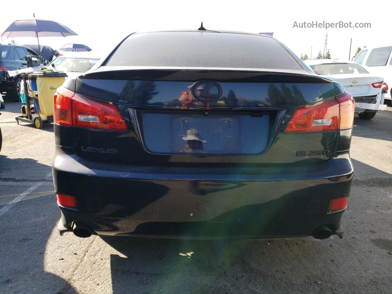 2007 Lexus Is 250 Blue vin: JTHBK262672027238