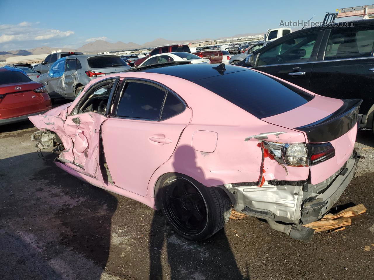 2007 Lexus Is 250 Pink vin: JTHBK262672030821