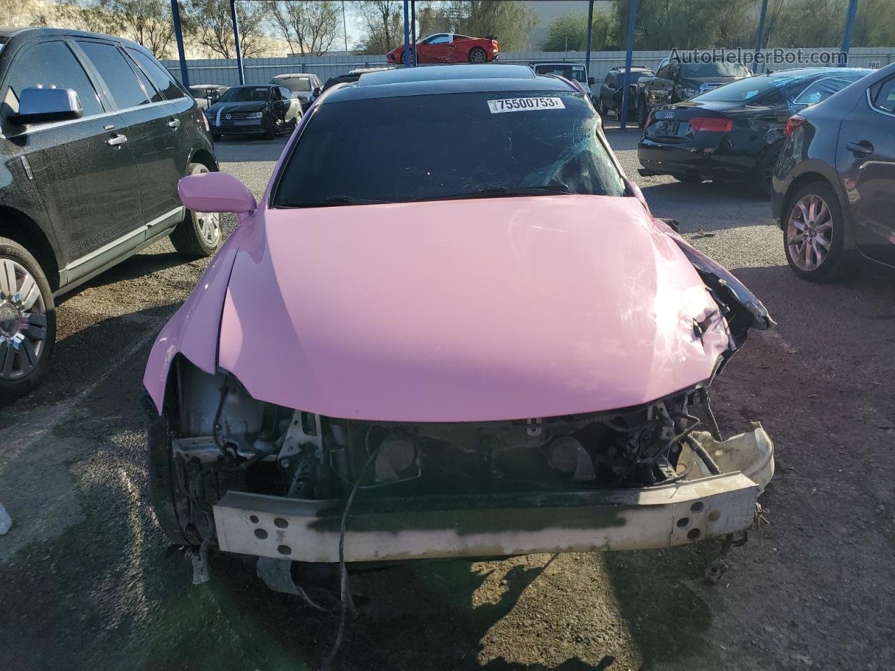 2007 Lexus Is 250 Pink vin: JTHBK262672030821