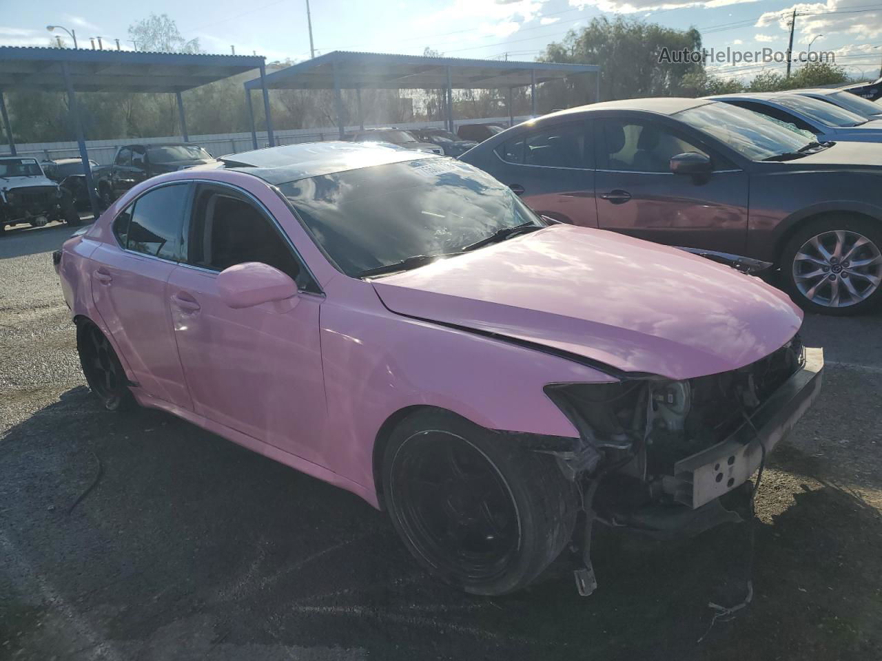 2007 Lexus Is 250 Pink vin: JTHBK262672030821