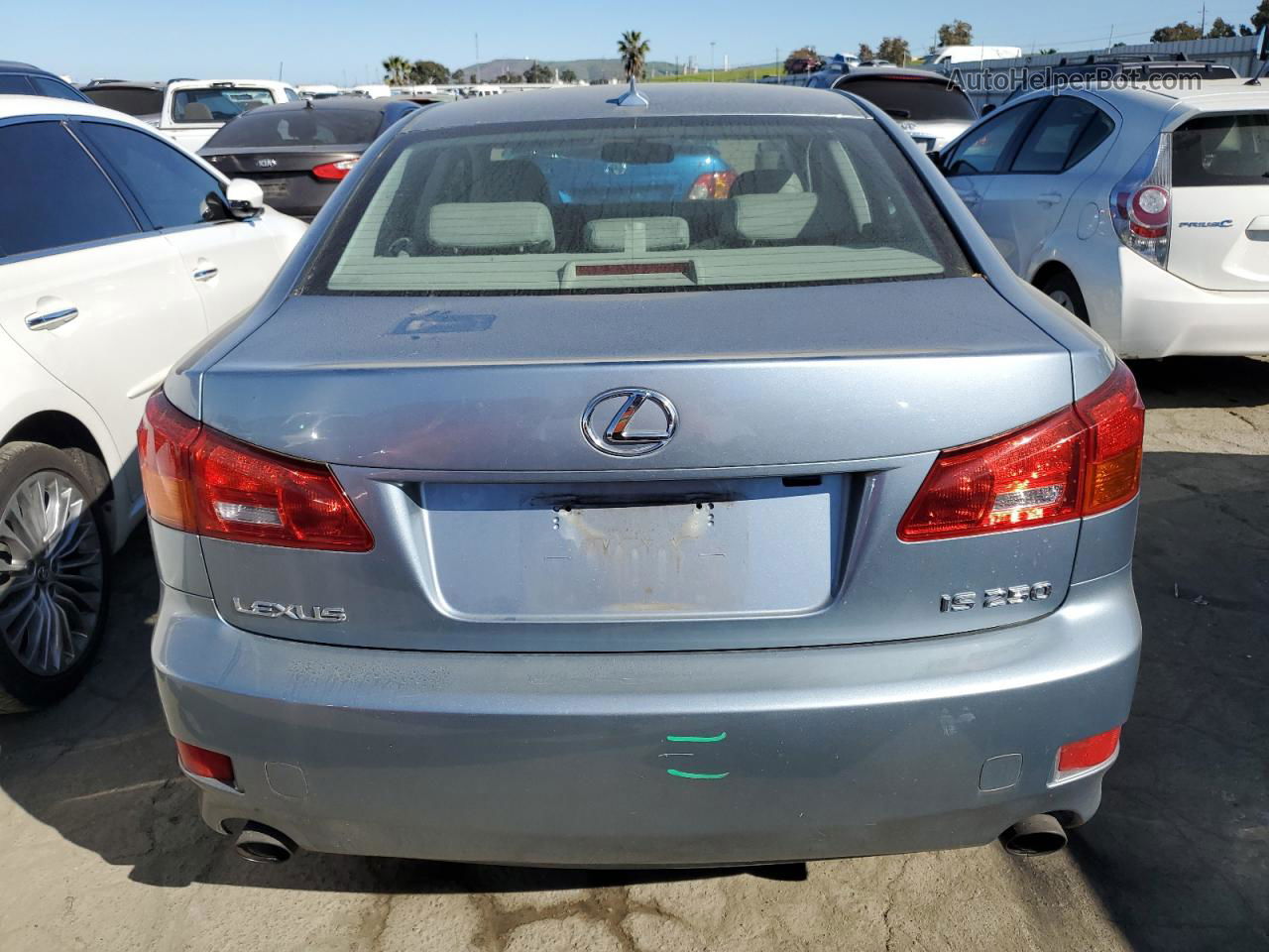 2007 Lexus Is 250 Blue vin: JTHBK262672033489