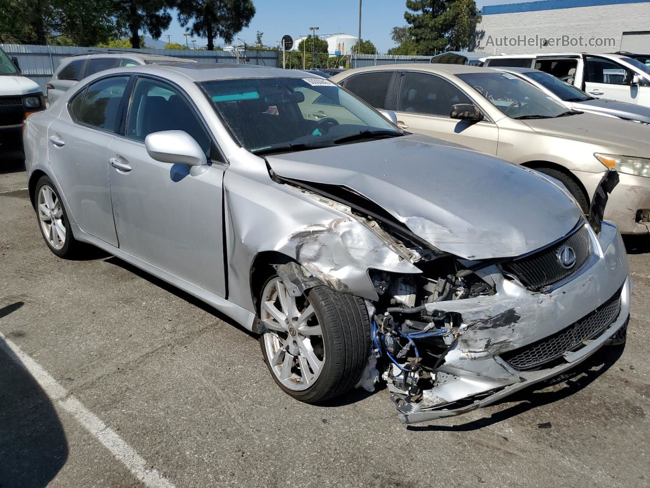 2007 Lexus Is 250 Silver vin: JTHBK262672033850