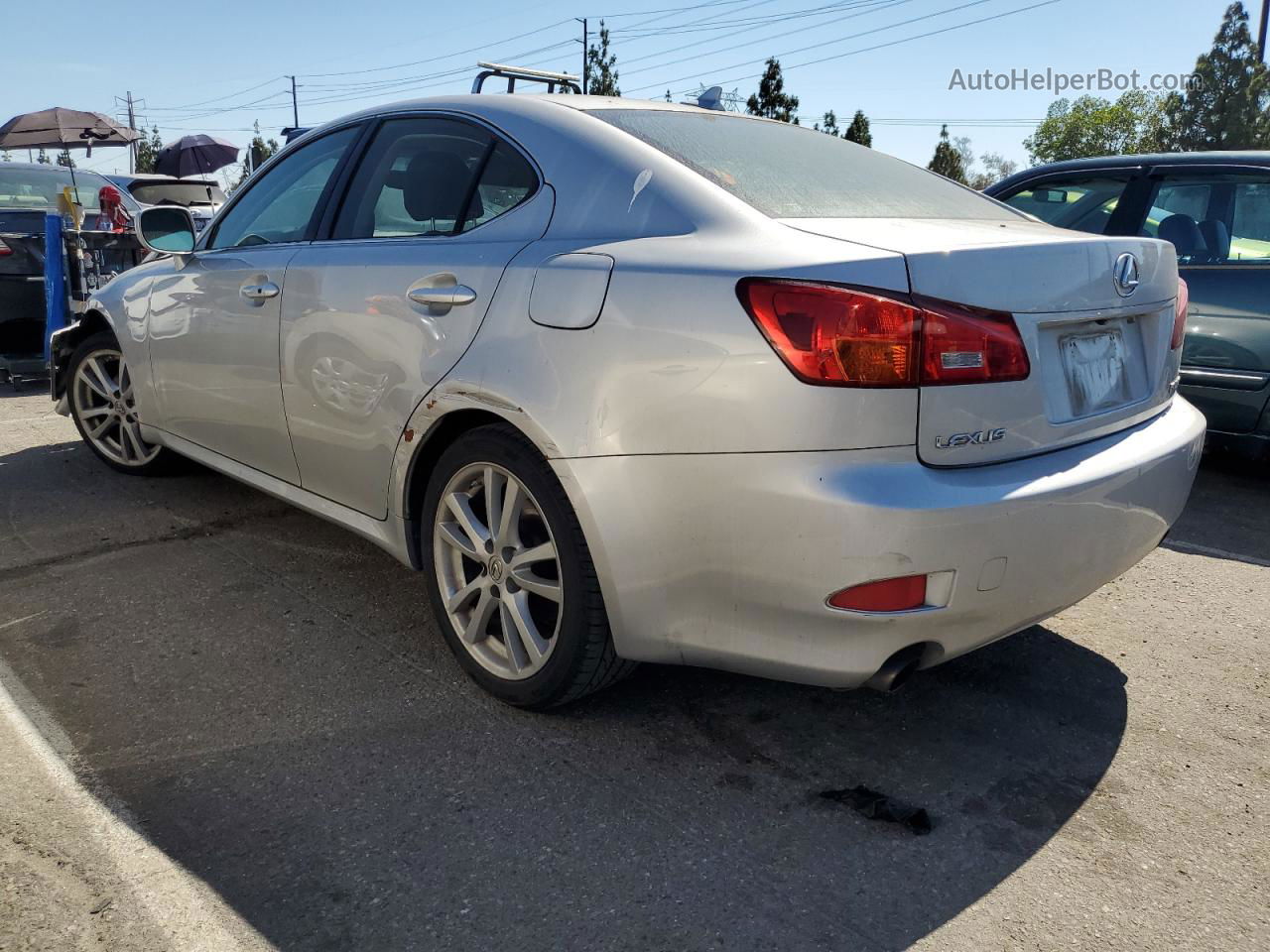 2007 Lexus Is 250 Silver vin: JTHBK262672033850