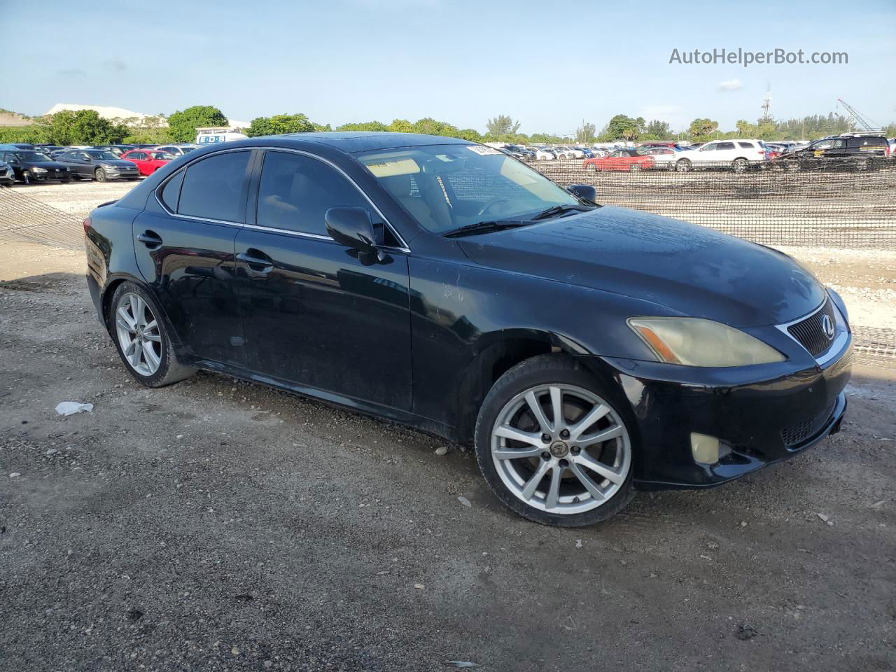 2007 Lexus Is 250 Black vin: JTHBK262672034187