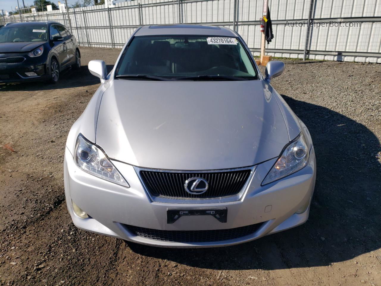 2007 Lexus Is 250 Silver vin: JTHBK262672038482