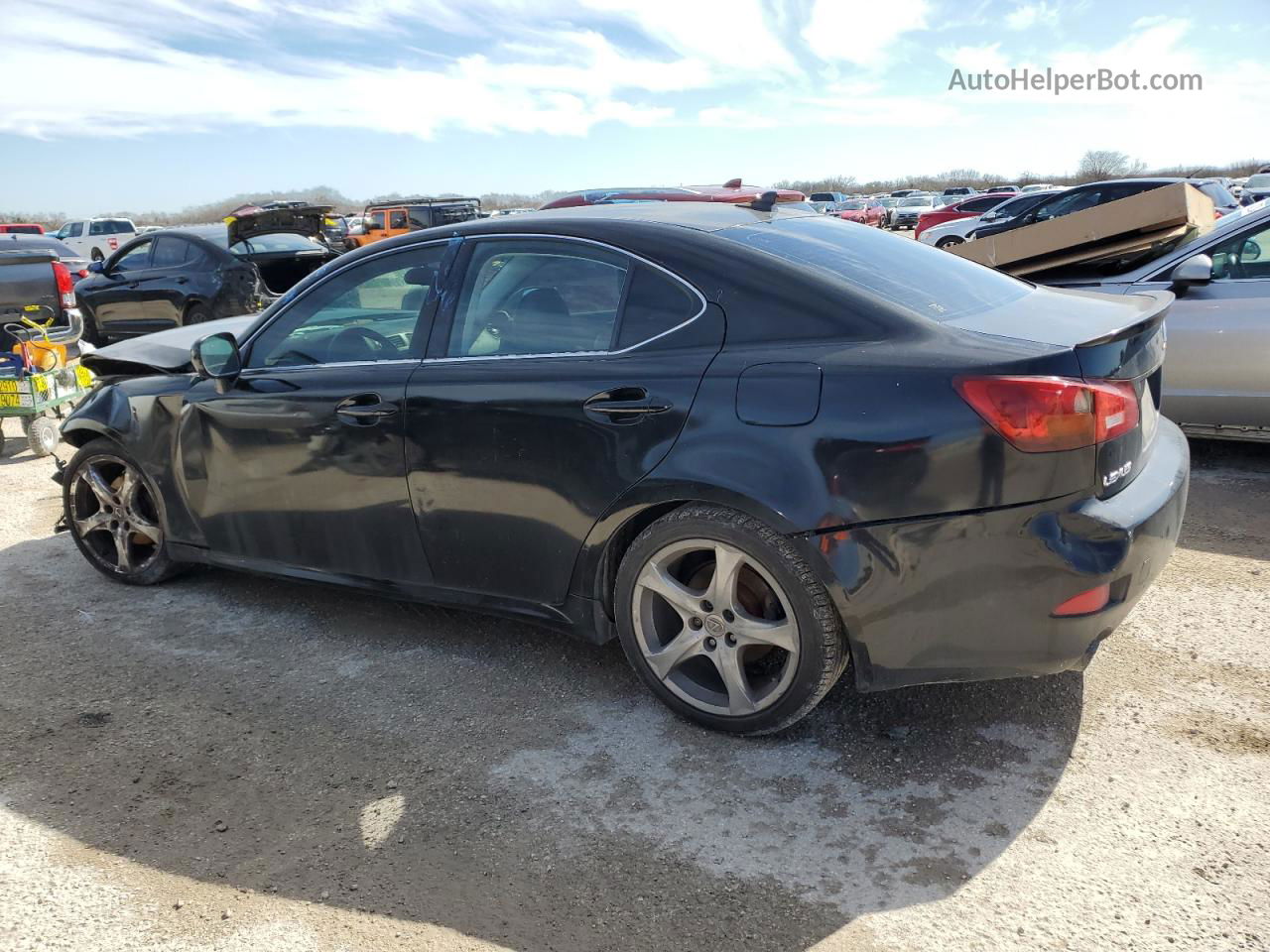 2007 Lexus Is 250 Black vin: JTHBK262672045089