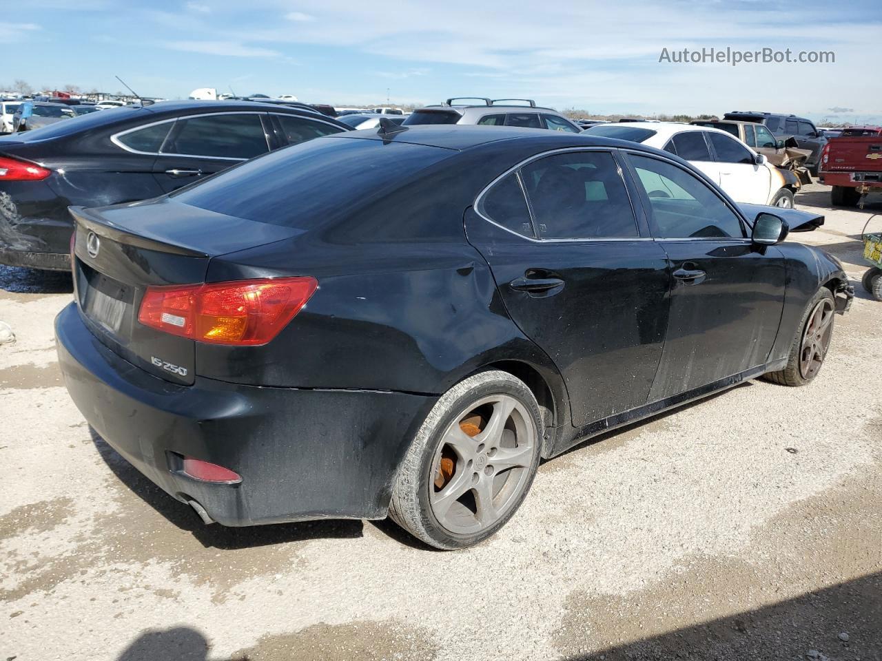 2007 Lexus Is 250 Black vin: JTHBK262672045089