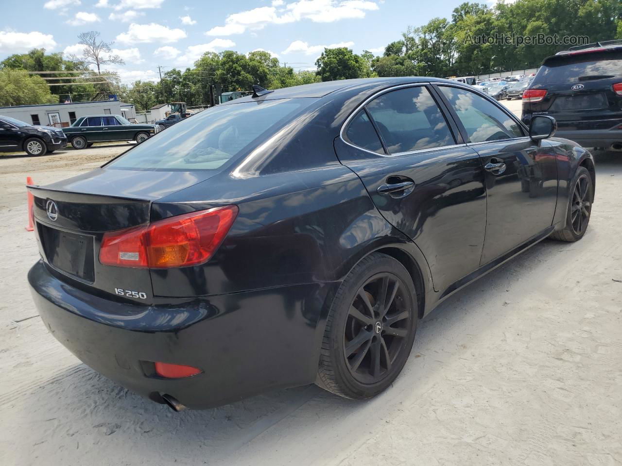 2007 Lexus Is 250 Black vin: JTHBK262772033212