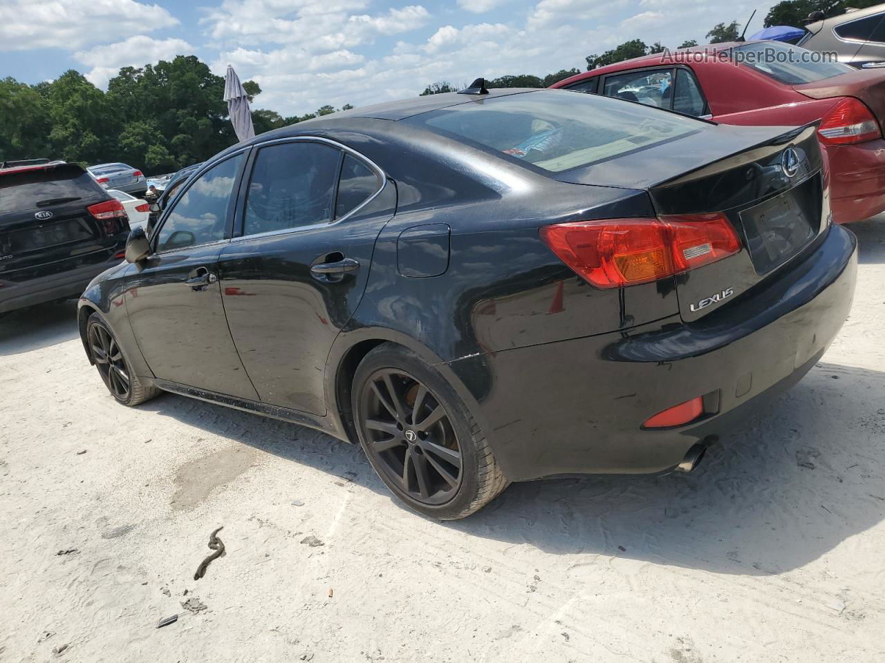 2007 Lexus Is 250 Black vin: JTHBK262772033212