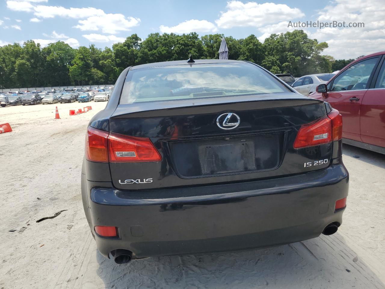 2007 Lexus Is 250 Black vin: JTHBK262772033212