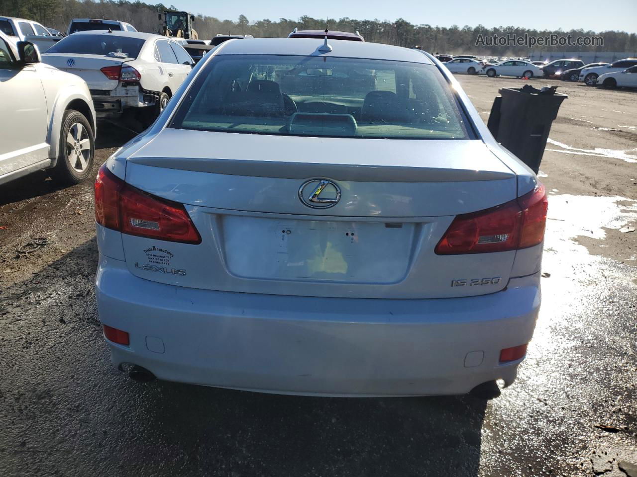 2007 Lexus Is 250 Silver vin: JTHBK262775029448