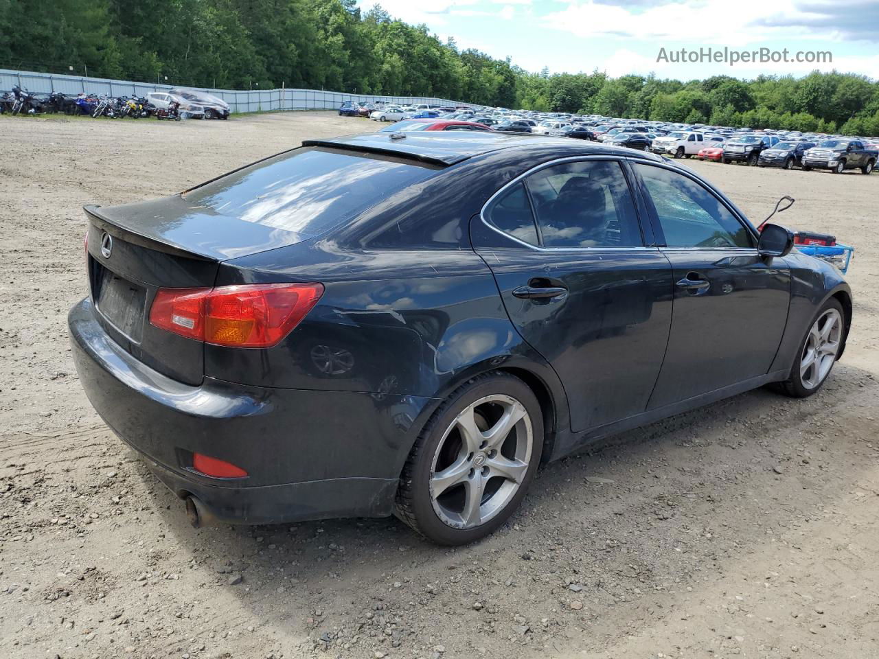 2007 Lexus Is 250 Black vin: JTHBK262872043439