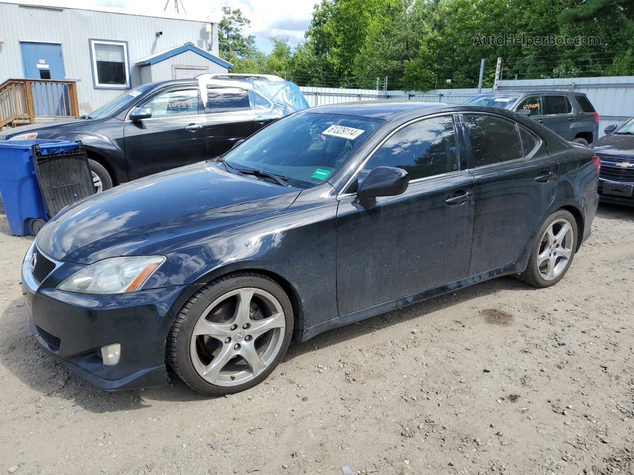 2007 Lexus Is 250 Black vin: JTHBK262872043439