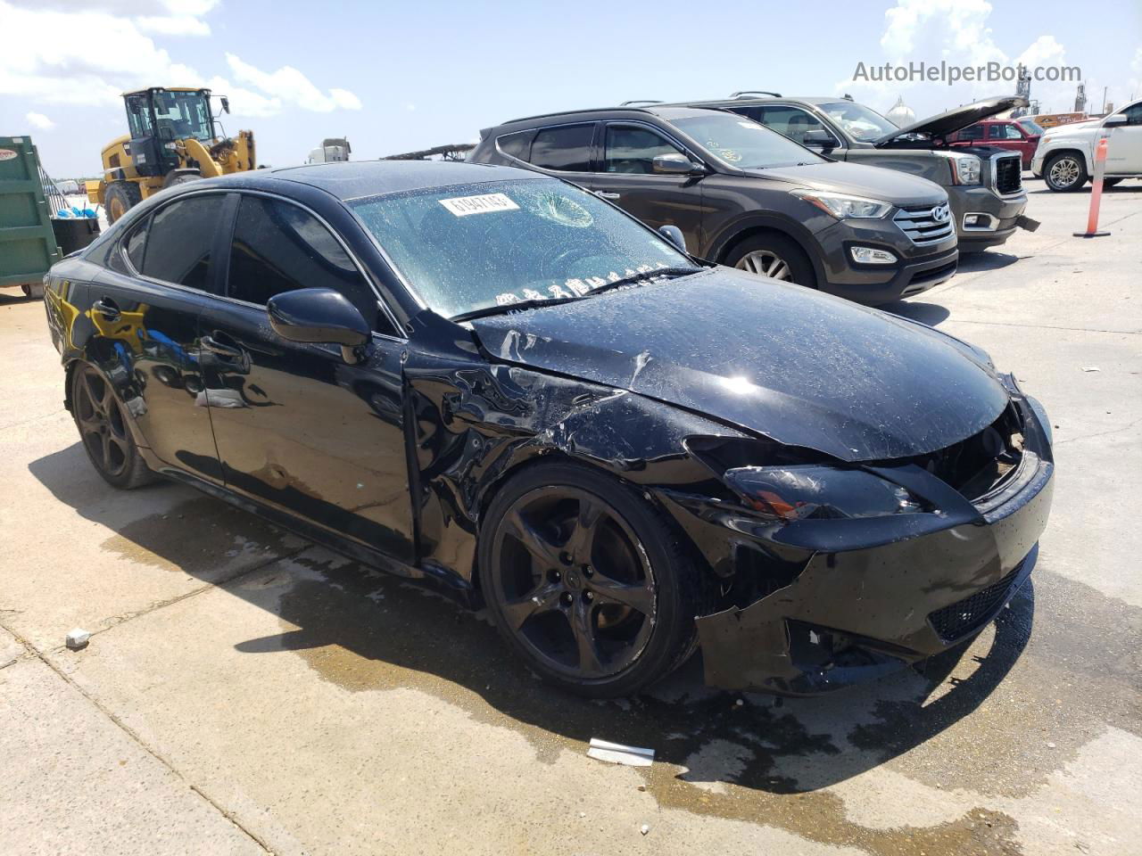 2007 Lexus Is 250 Black vin: JTHBK262872045126