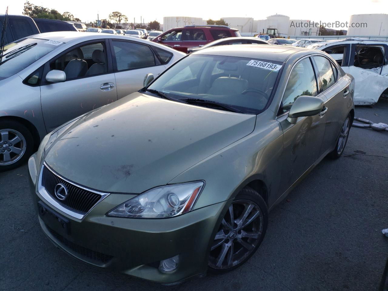 2007 Lexus Is 250 Green vin: JTHBK262875030172